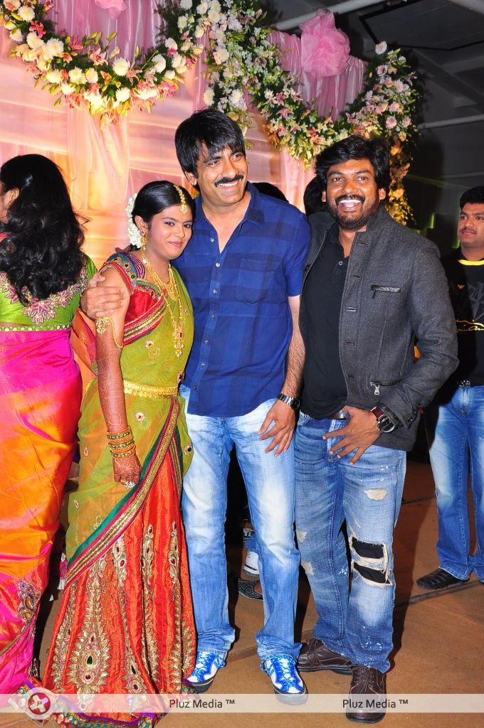 Ravi Teja - Puri Jagannadh daughter pavithra saree ceremony - Pictures | Picture 119039